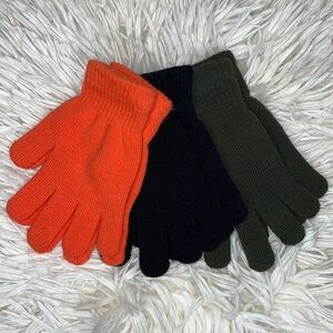 Boys Winter Gloves 3 Pack